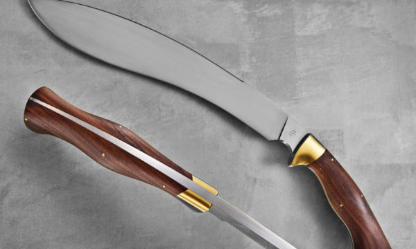 11" High Carbon Steel Sway With Brass And Bolivian Rosewood